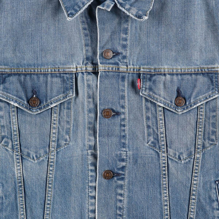 2000'S Levi's 70550-0439 Euro Model Denim Jacket, Men's Size L cotton blue type Vintage Second Hand