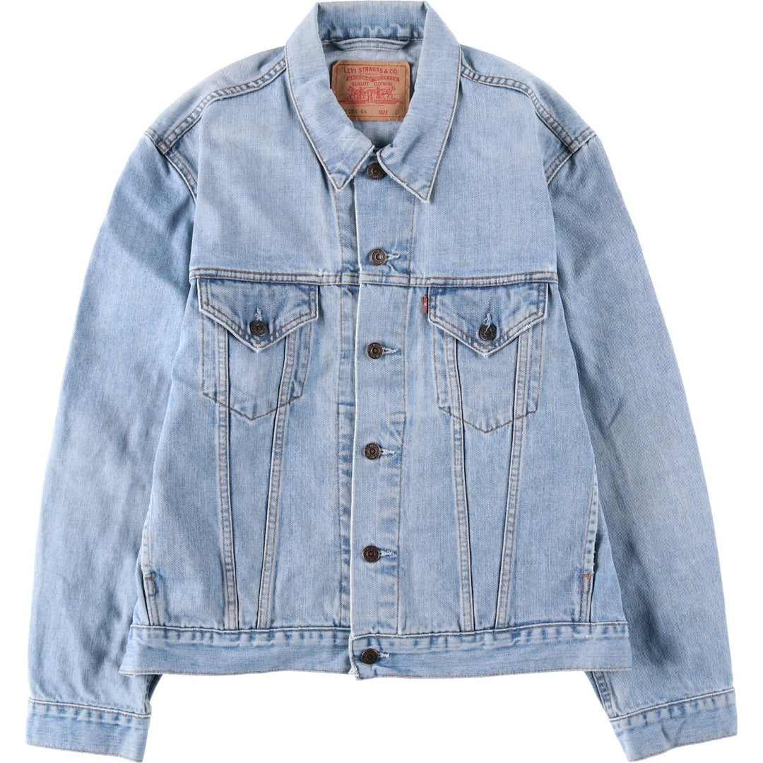 2000'S Levi's 70550-0476 Euro Model Denim Jacket (Men's Size L) cotton blue type Vintage Second Hand