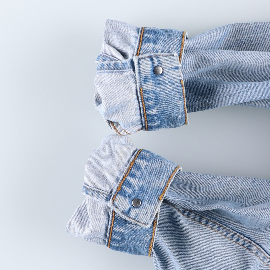2000'S Levi's 70550-0476 Euro Model Denim Jacket (Men's Size L) cotton blue type Vintage Second Hand