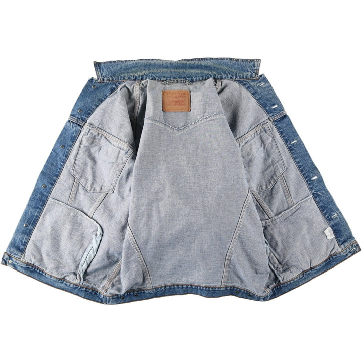 80s-90'S Levi's 75528-4891 Denim Jacket, Made in Canada, Men's Size L (approx.), Vintage. cotton blue type Vintage Second Hand