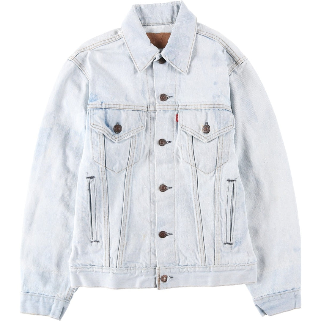 ~90'S Levi's denim jacket, denim jacket, made in the USA, men's size S, vintage unclear blue type Vintage Second Hand