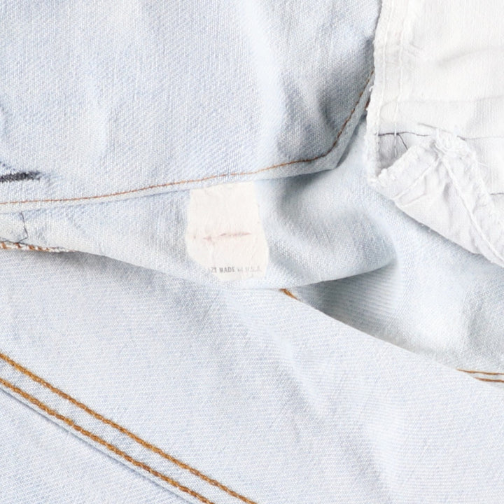 ~90'S Levi's denim jacket, denim jacket, made in the USA, men's size S, vintage unclear blue type Vintage Second Hand