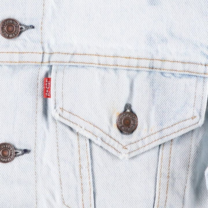 ~90'S Levi's denim jacket, denim jacket, made in the USA, men's size S, vintage unclear blue type Vintage Second Hand