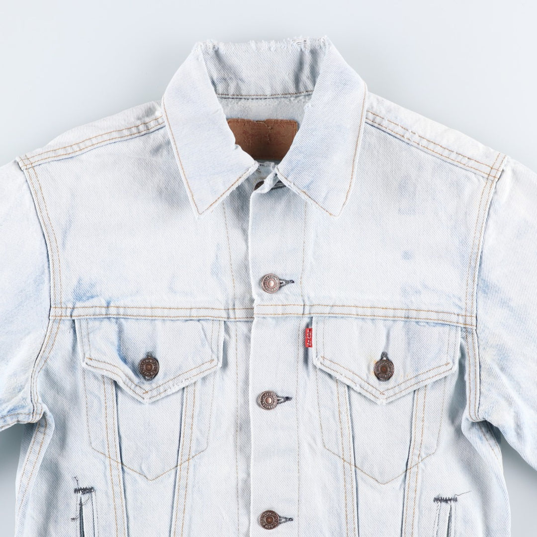 ~90'S Levi's denim jacket, denim jacket, made in the USA, men's size S, vintage unclear blue type Vintage Second Hand