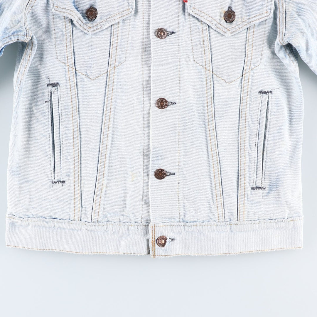 ~90'S Levi's denim jacket, denim jacket, made in the USA, men's size S, vintage unclear blue type Vintage Second Hand