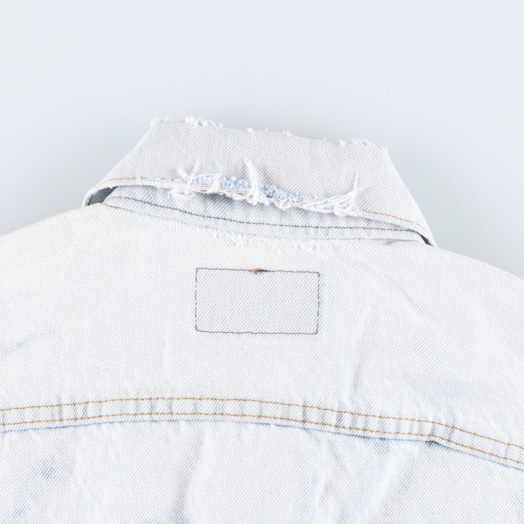 ~90'S Levi's denim jacket, denim jacket, made in the USA, men's size S, vintage unclear blue type Vintage Second Hand