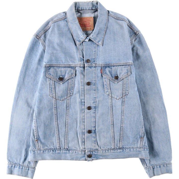 2000'S Levi's 70550-0476 Euro Model Denim Jacket (Men's XL equivalent) cotton blue type Vintage Second Hand