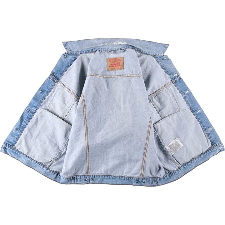 2000'S Levi's 70550-0476 Euro Model Denim Jacket (Men's XL equivalent) cotton blue type Vintage Second Hand