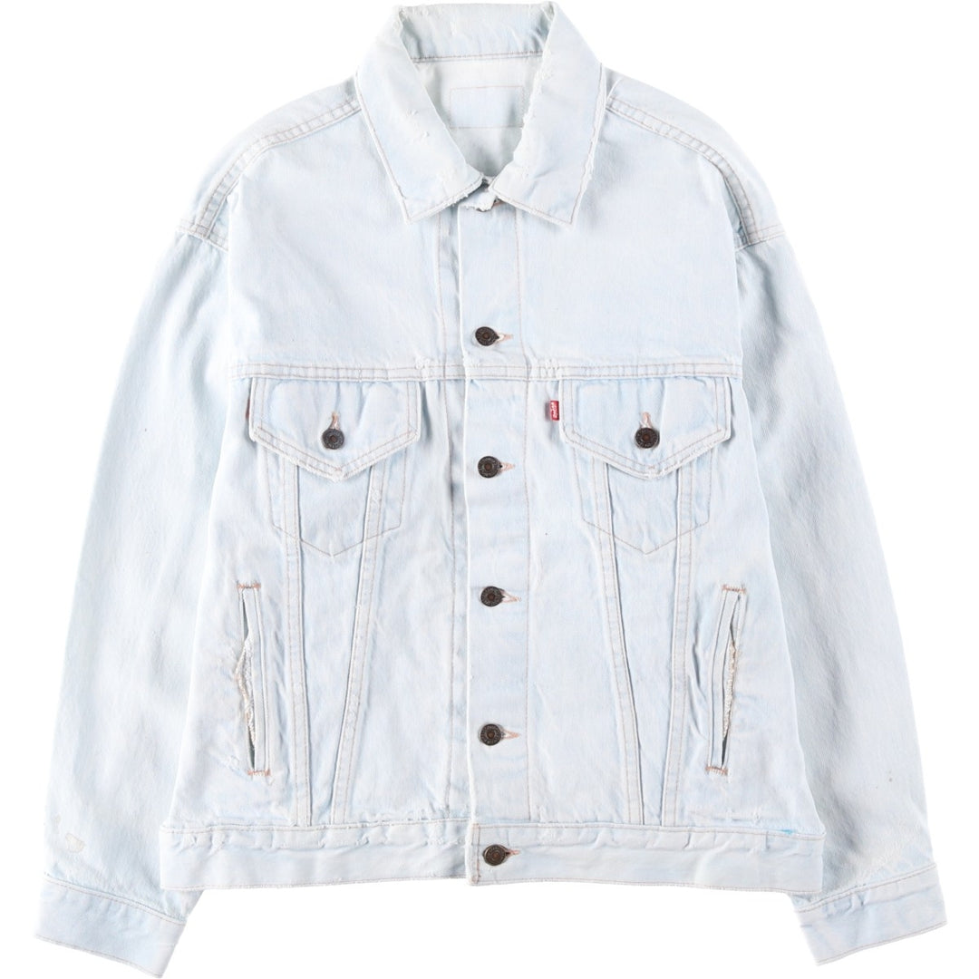 1990'S Levi's 70507-0208 Denim Jacket, Made in USA, Men's Size M (approx.), Vintage cotton blue type Vintage Second Hand