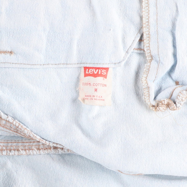 1990'S Levi's 70507-0208 Denim Jacket, Made in USA, Men's Size M (approx.), Vintage cotton blue type Vintage Second Hand