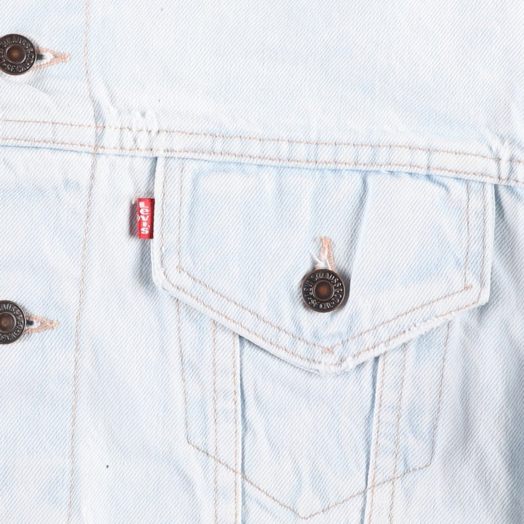 1990'S Levi's 70507-0208 Denim Jacket, Made in USA, Men's Size M (approx.), Vintage cotton blue type Vintage Second Hand