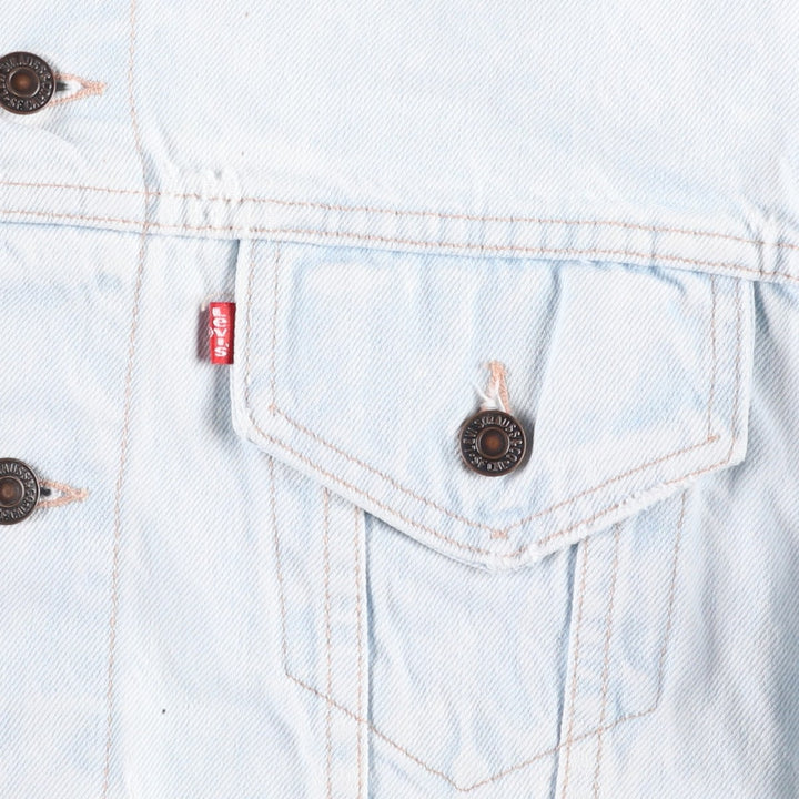 1990'S Levi's 70507-0208 Denim Jacket, Made in USA, Men's Size M (approx.), Vintage cotton blue type Vintage Second Hand