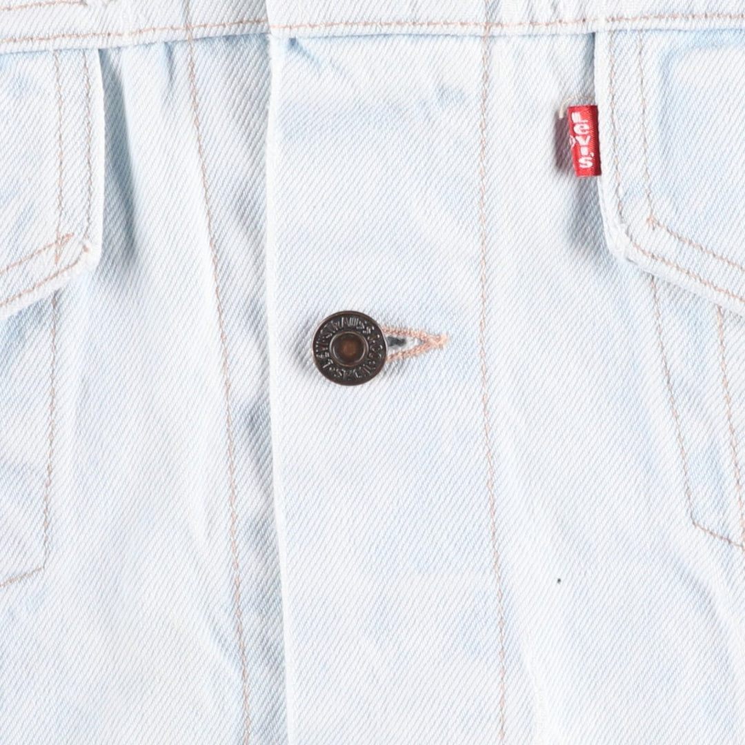 1990'S Levi's 70507-0208 Denim Jacket, Made in USA, Men's Size M (approx.), Vintage cotton blue type Vintage Second Hand