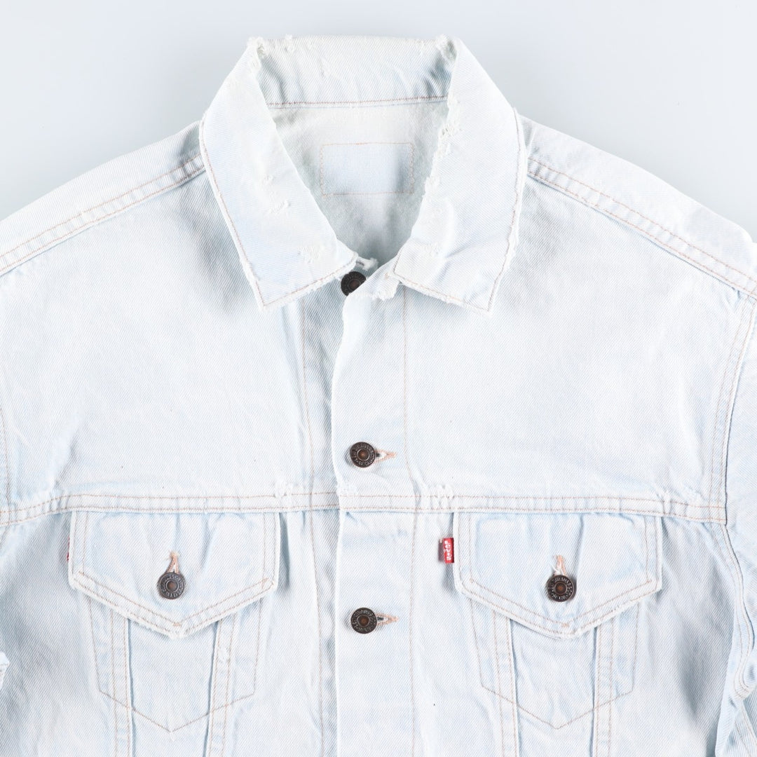 1990'S Levi's 70507-0208 Denim Jacket, Made in USA, Men's Size M (approx.), Vintage cotton blue type Vintage Second Hand