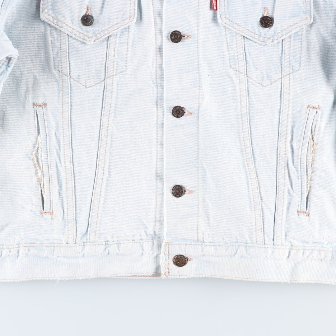 1990'S Levi's 70507-0208 Denim Jacket, Made in USA, Men's Size M (approx.), Vintage cotton blue type Vintage Second Hand