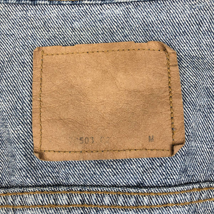 Levi's 70503-0214 Euro Model Denim Jacket, Made in England, Men's Size M (approx.), Vintage. cotton blue type Vintage Second Hand