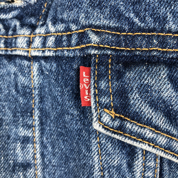 Levi's 70503-0214 Euro Model Denim Jacket, Made in England, Men's Size M (approx.), Vintage. cotton blue type Vintage Second Hand