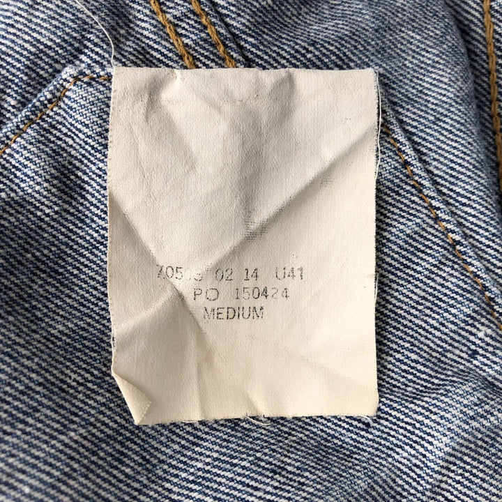 Levi's 70503-0214 Euro Model Denim Jacket, Made in England, Men's Size M (approx.), Vintage. cotton blue type Vintage Second Hand