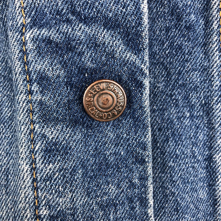 Levi's 70503-0214 Euro Model Denim Jacket, Made in England, Men's Size M (approx.), Vintage. cotton blue type Vintage Second Hand