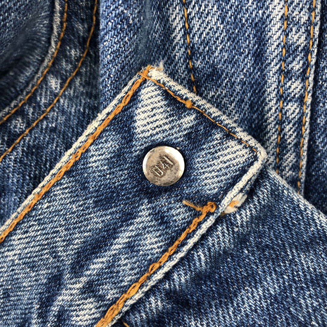 Levi's 70503-0214 Euro Model Denim Jacket, Made in England, Men's Size M (approx.), Vintage. cotton blue type Vintage Second Hand
