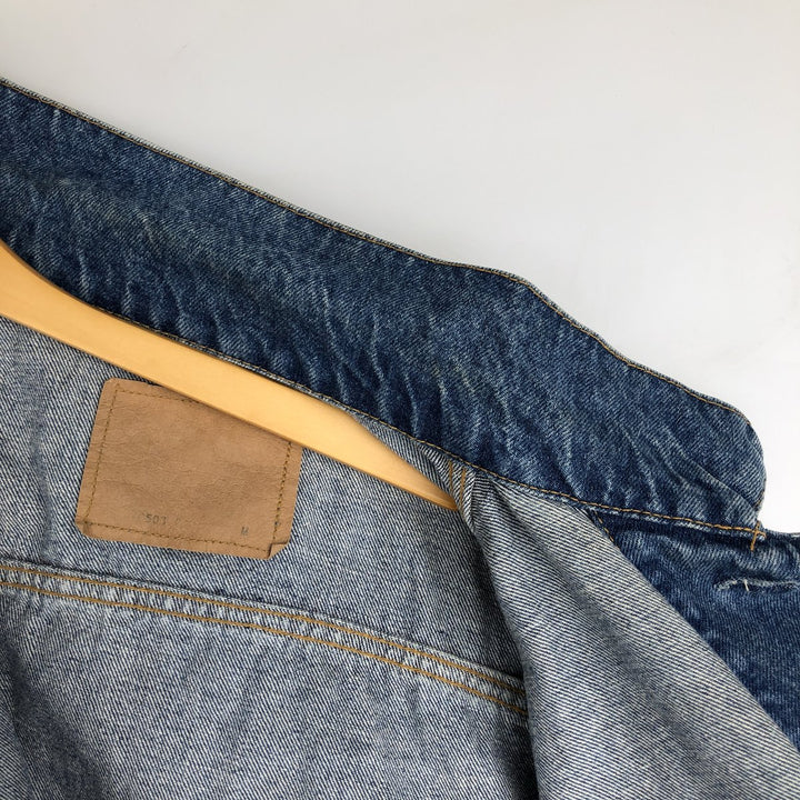 Levi's 70503-0214 Euro Model Denim Jacket, Made in England, Men's Size M (approx.), Vintage. cotton blue type Vintage Second Hand
