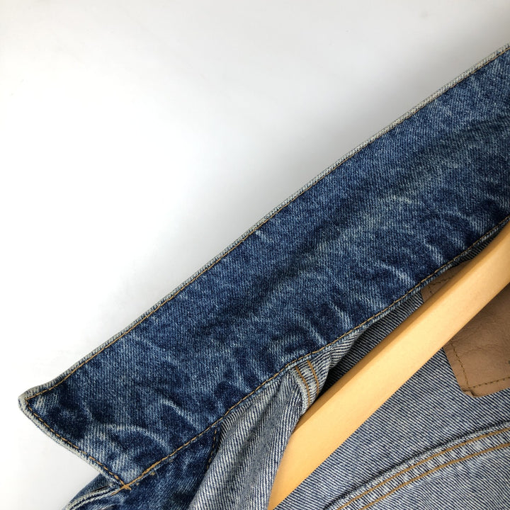 Levi's 70503-0214 Euro Model Denim Jacket, Made in England, Men's Size M (approx.), Vintage. cotton blue type Vintage Second Hand