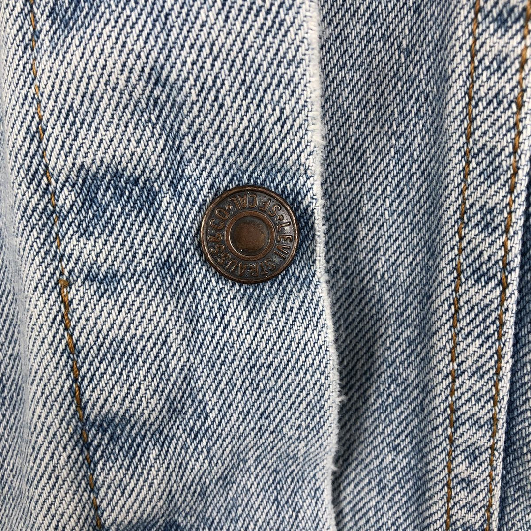 Levi's 70507-4890 denim jacket, denim jacket, men's size M unclear blue type Vintage Second Hand
