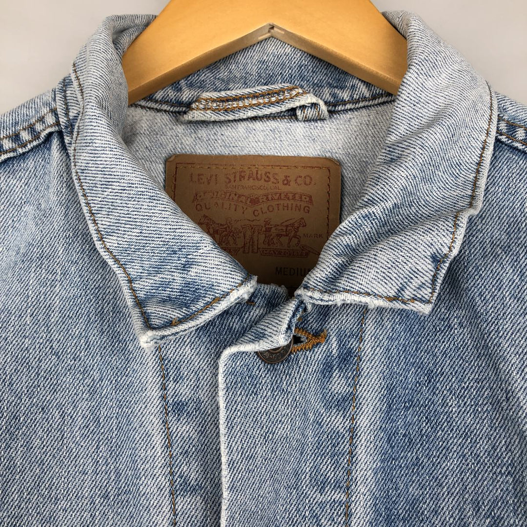 Levi's 70507-4890 denim jacket, denim jacket, men's size M unclear blue type Vintage Second Hand