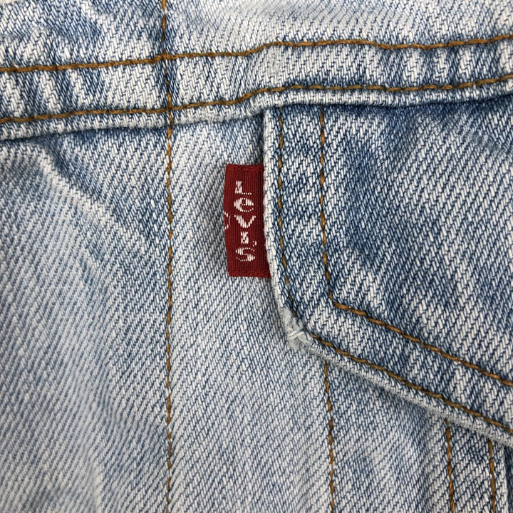 1990'S Levi's 70503-0413 Euro Model Denim Jacket (G-Jean), Made in Italy, Men's Size M (Equivalent), Vintage cotton blue type Vintage Second Hand