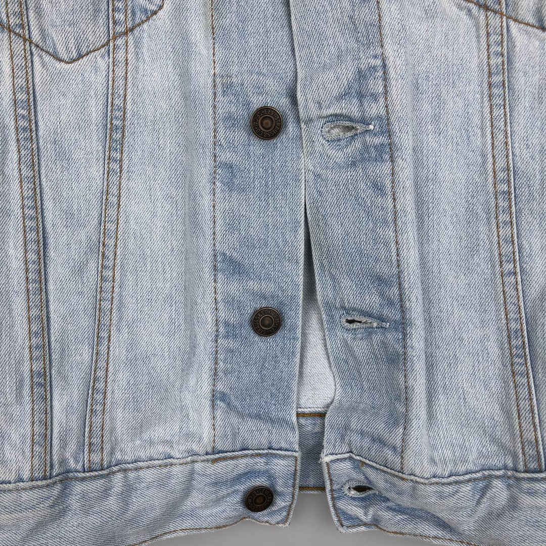 1990'S Levi's 70503-0413 Euro Model Denim Jacket (G-Jean), Made in Italy, Men's Size M (Equivalent), Vintage cotton blue type Vintage Second Hand