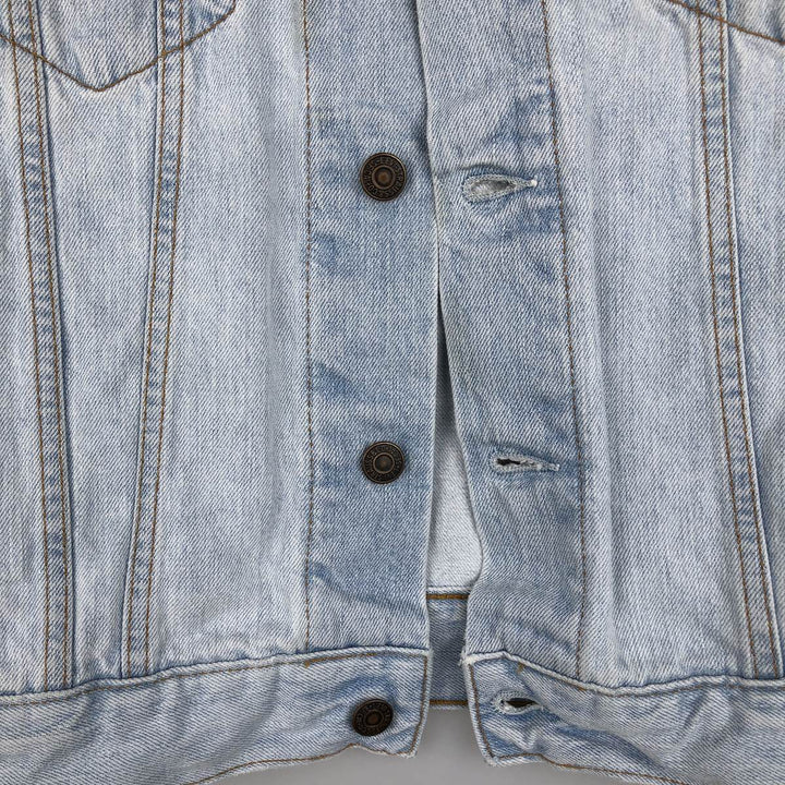 1990'S Levi's 70503-0413 Euro Model Denim Jacket (G-Jean), Made in Italy, Men's Size M (Equivalent), Vintage cotton blue type Vintage Second Hand