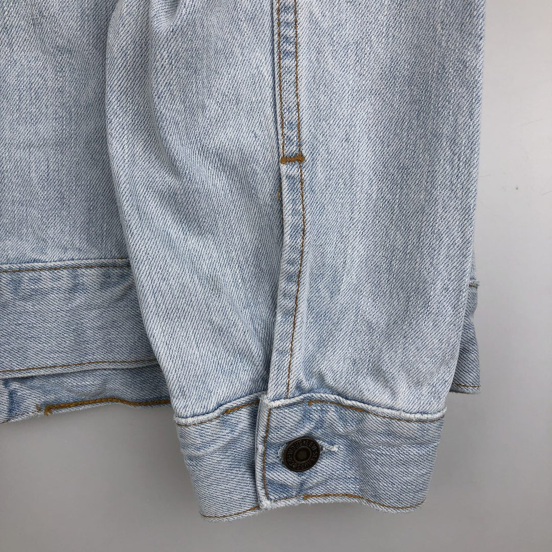 1990'S Levi's 70503-0413 Euro Model Denim Jacket (G-Jean), Made in Italy, Men's Size M (Equivalent), Vintage cotton blue type Vintage Second Hand