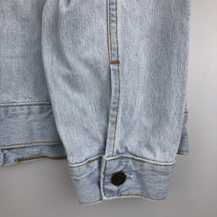 1990'S Levi's 70503-0413 Euro Model Denim Jacket (G-Jean), Made in Italy, Men's Size M (Equivalent), Vintage cotton blue type Vintage Second Hand