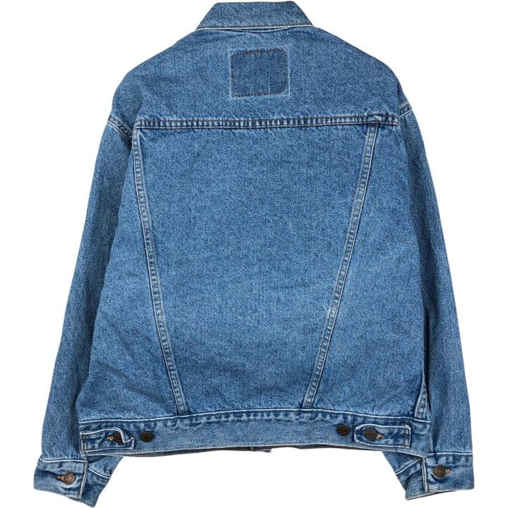 1990'S Levi's 57510-0214 Orange Tab Denim Jacket, Made in USA, Men's Size S (Equivalent), Vintage cotton blue type Vintage Second Hand