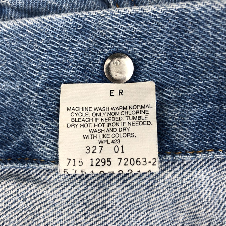 1990'S Levi's 57510-0214 Orange Tab Denim Jacket, Made in USA, Men's Size S (Equivalent), Vintage cotton blue type Vintage Second Hand