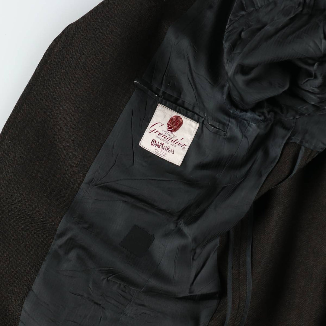 Grenadier Tailored Jacket, Men's Size M (approx.) unclear brown type Vintage Second Hand