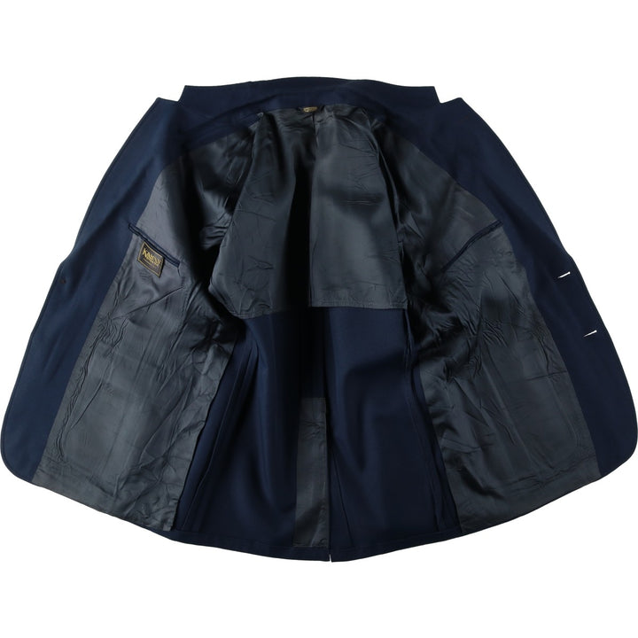 Kahn's Navy Blazer Tailored Jacket, Made in USA, Men's Size L (approx.) unclear navy blue type Vintage Second Hand