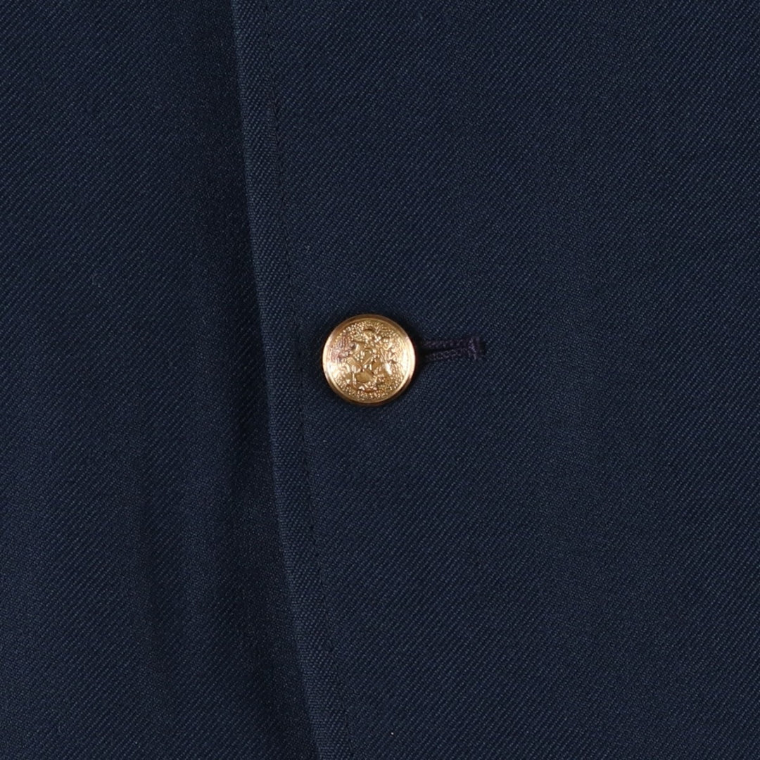 Kahn's Navy Blazer Tailored Jacket, Made in USA, Men's Size L (approx.) unclear navy blue type Vintage Second Hand