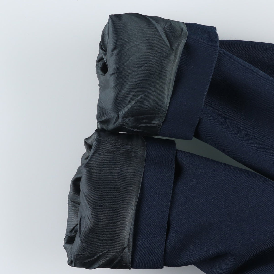 Kahn's Navy Blazer Tailored Jacket, Made in USA, Men's Size L (approx.) unclear navy blue type Vintage Second Hand