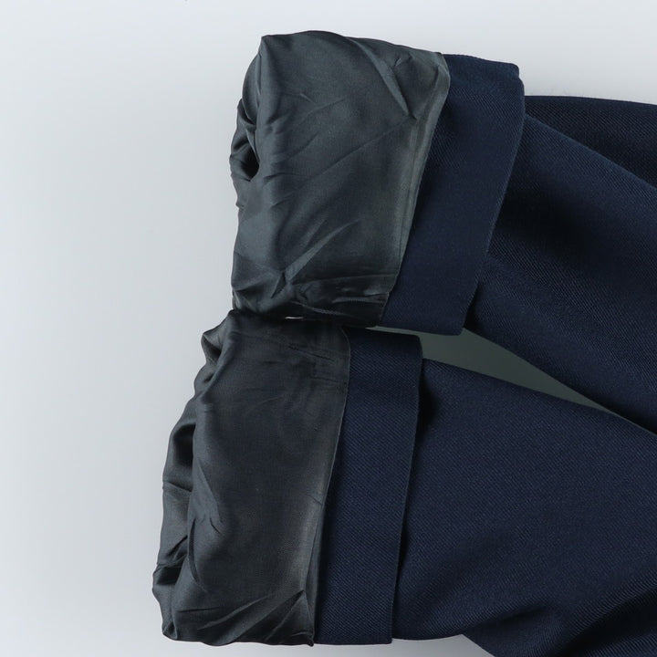 Kahn's Navy Blazer Tailored Jacket, Made in USA, Men's Size L (approx.) unclear navy blue type Vintage Second Hand