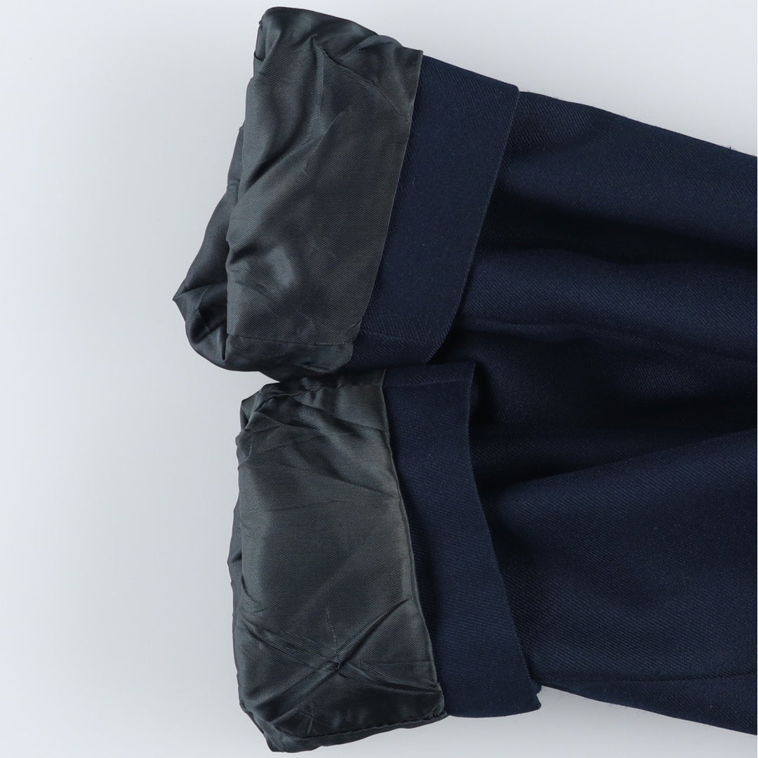 Kahn's Navy Blazer Tailored Jacket, Made in USA, Men's Size L (approx.) unclear navy blue type Vintage Second Hand