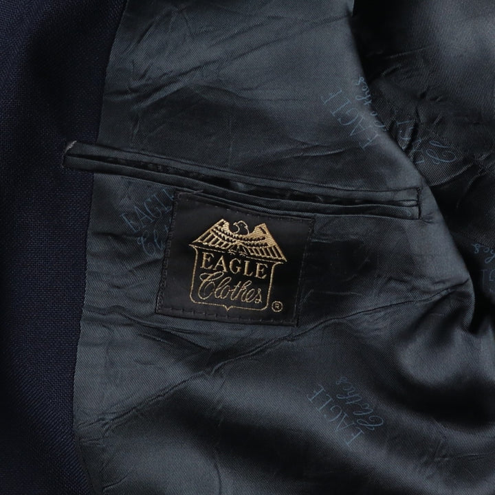Eagle Clothes Navy Blazer Tailored Jacket, Made in USA, Men's Size M (approx.) unclear navy blue type Vintage Second Hand