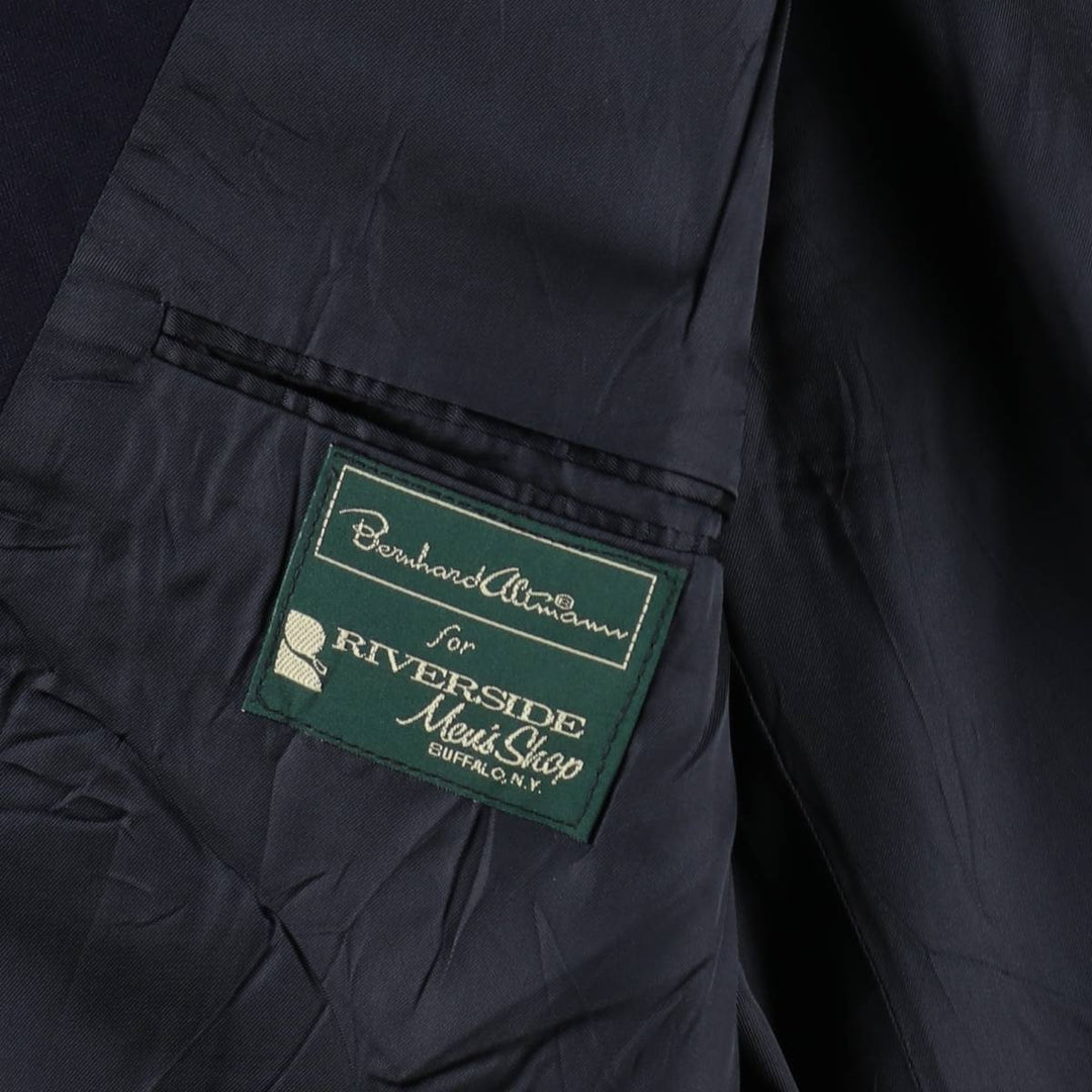 RIVERSIDE Bernhard Altmann Navy Blazer Tailored Jacket, Made in USA, Men's Size XL unclear navy blue type Vintage Second Hand