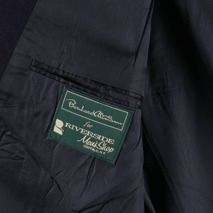RIVERSIDE Bernhard Altmann Navy Blazer Tailored Jacket, Made in USA, Men's Size XL unclear navy blue type Vintage Second Hand