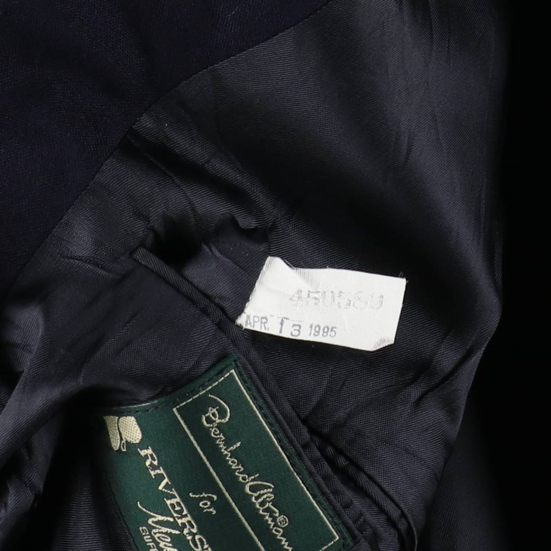 RIVERSIDE Bernhard Altmann Navy Blazer Tailored Jacket, Made in USA, Men's Size XL unclear navy blue type Vintage Second Hand