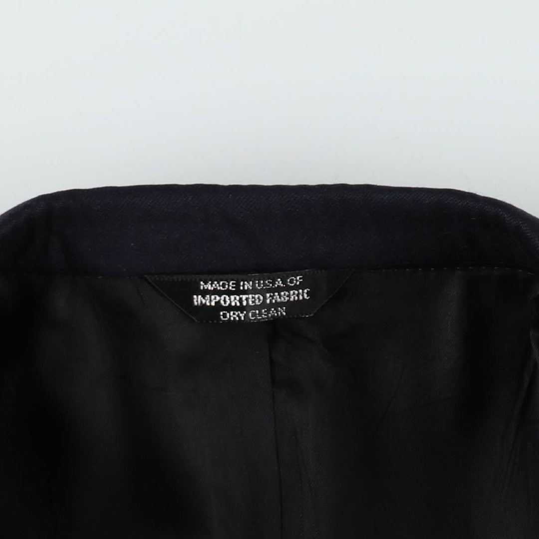 BENARD HOLTZMAN Harv? Benard navy blazer, tailored jacket, made in USA, men's size M equivalent. unclear navy blue type Vintage Second Hand