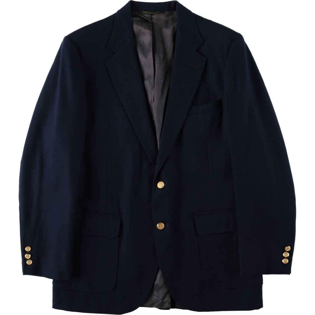 Anthony BENTLEY Navy Blazer Tailored Jacket, Made in USA, Men's Size M (approx.) unclear navy blue type Vintage Second Hand