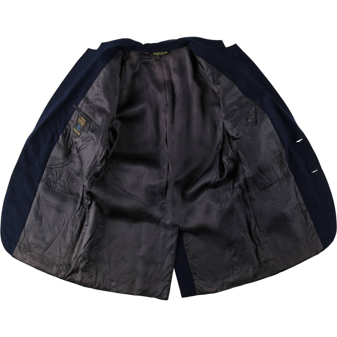 Anthony BENTLEY Navy Blazer Tailored Jacket, Made in USA, Men's Size M (approx.) unclear navy blue type Vintage Second Hand