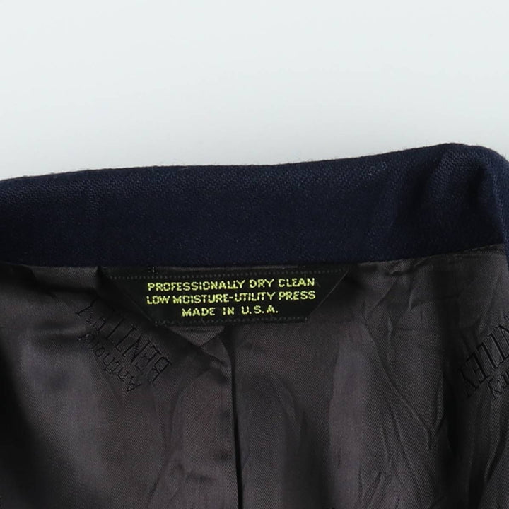 Anthony BENTLEY Navy Blazer Tailored Jacket, Made in USA, Men's Size M (approx.) unclear navy blue type Vintage Second Hand
