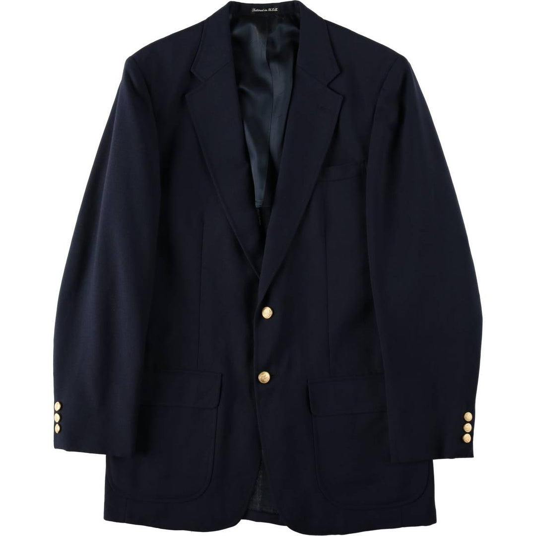 Stafford Navy Blazer, Tailored Jacket, Made in USA, Men's Size M unclear navy blue type Vintage Second Hand